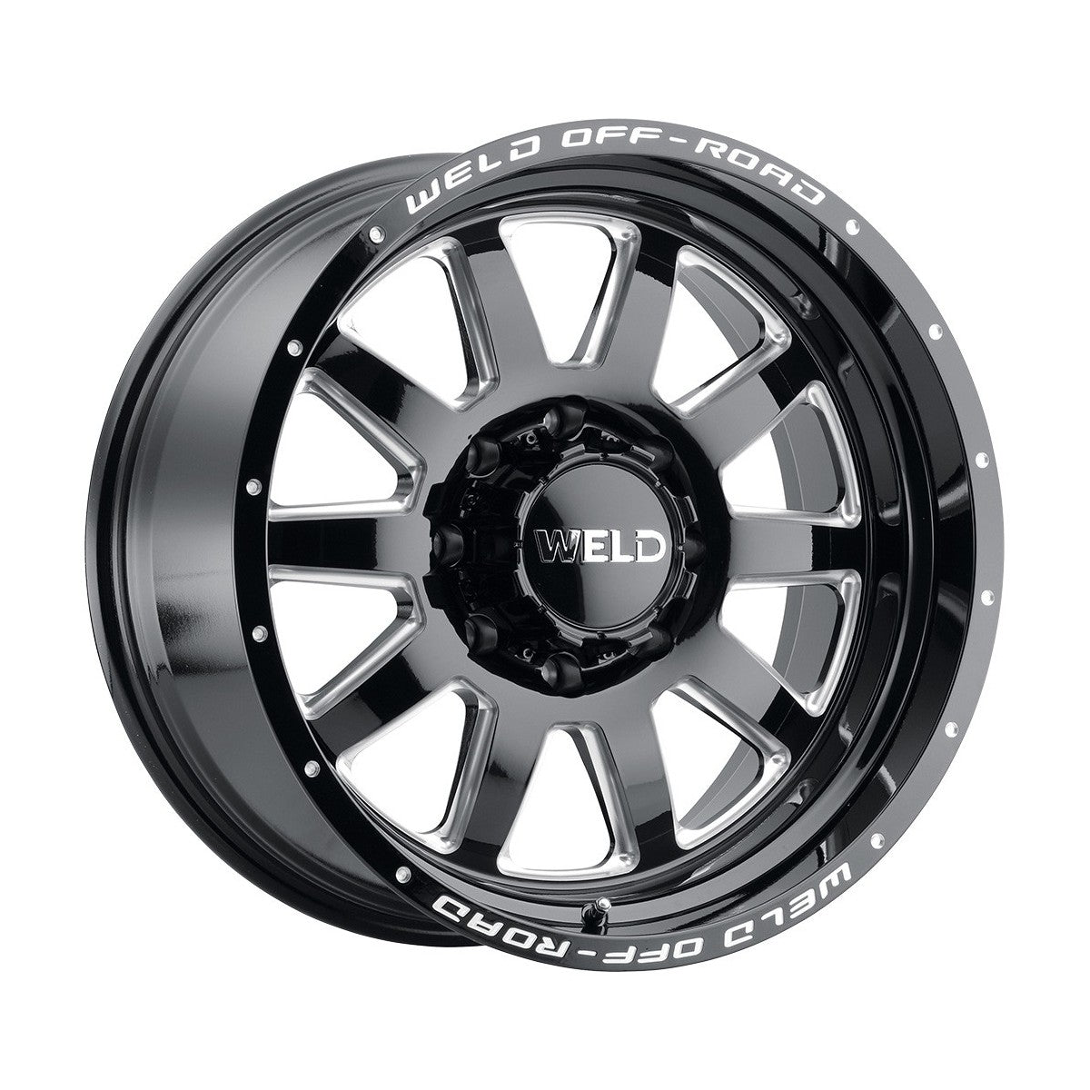 Weld W10289098501 Stealth W102 Wheel 18x9 6x135 ET0 BS5 Gloss Black Mill