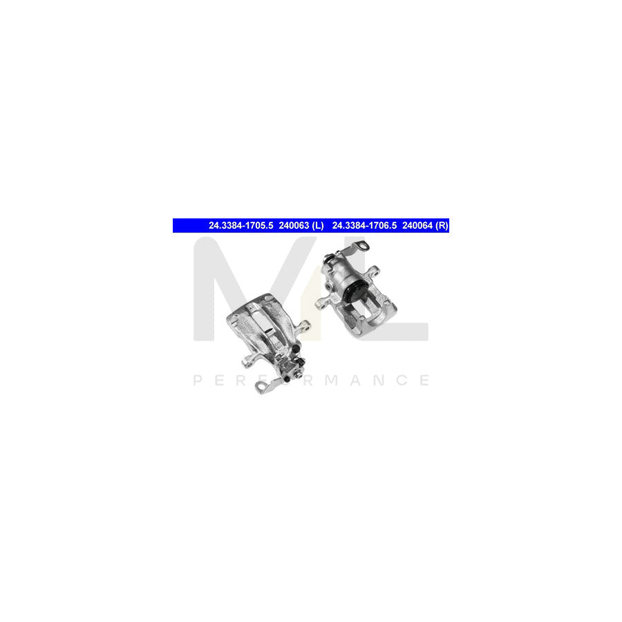 ATE 24.3384-1706.5 Brake Caliper without holder