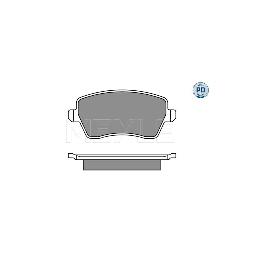 Meyle 025 244 0317/Pd Brake Pad Set