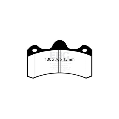 EBC DP4043R Noble M12 Yellowstuff Rear Brake Pads - AP Caliper 2 | ML Performance UK Car Parts