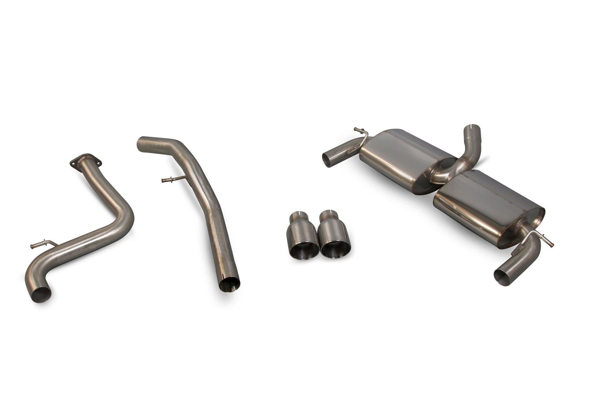 Scorpion SFDS069 Ford Focus MK2 ST 63.5Mm/2.5 Non-Resonated Cat-Back System  | ML Performance UK UK