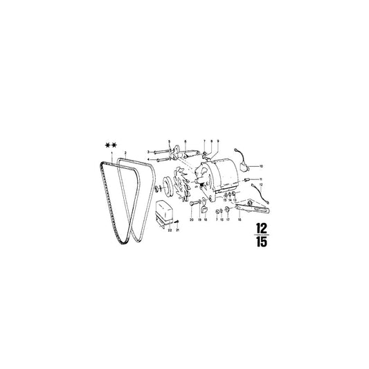 Genuine BMW 11141257413 Holder (Inc. 2002turbo, 2000tii & 2002tii)