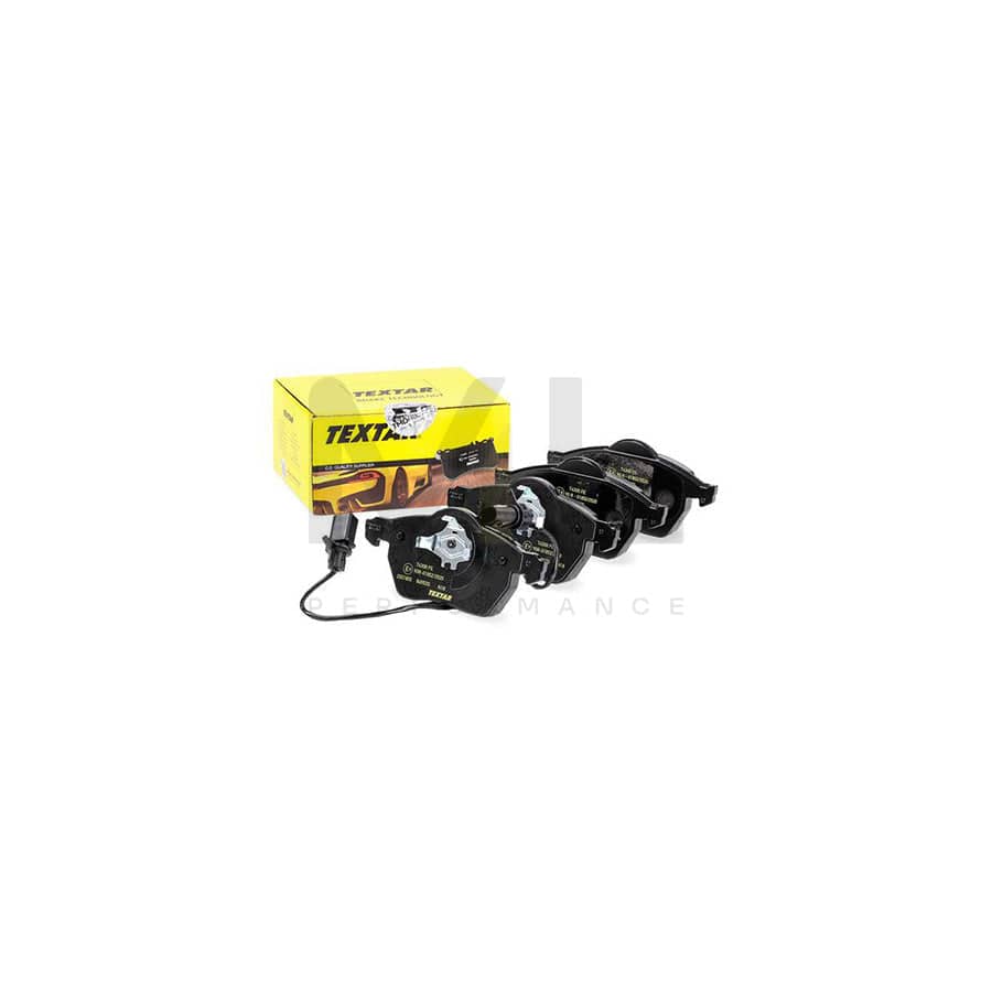 TEXTAR 2301802 Brake pad set with integrated wear warning contact