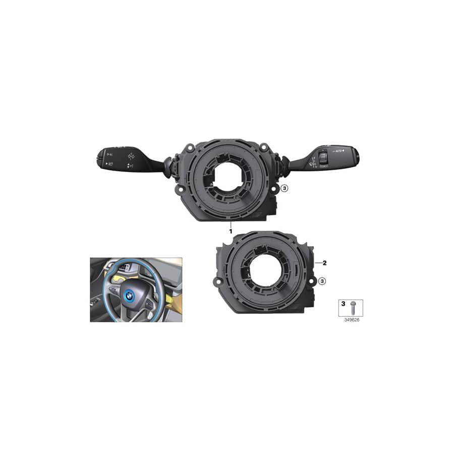 Genuine BMW 07129907871 F25 Screw KS-TS5X22-F-ZNS (Inc. X3)