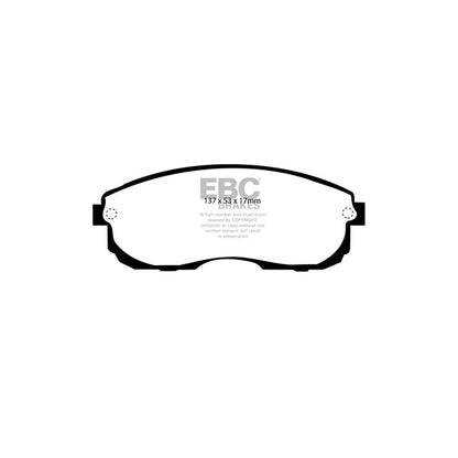 EBC PD07KF173 Nissan Skyline (R32) Redstuff Front Brake Pad & USR Disc Kit 2 | ML Performance UK Car Parts