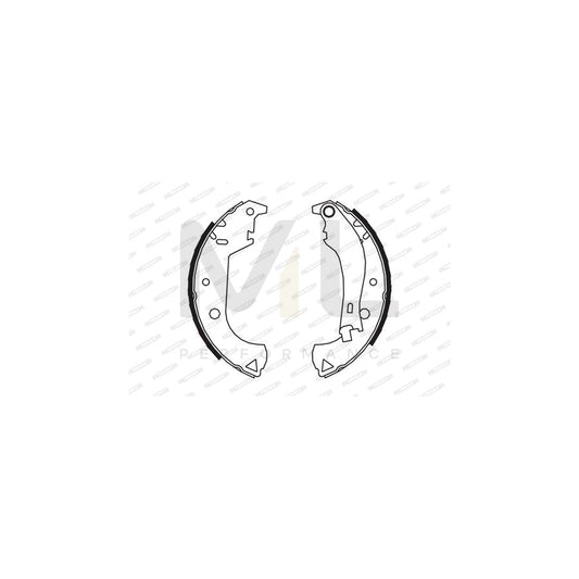 Ferodo Premier FSB604 Brake Shoe Set With Lever