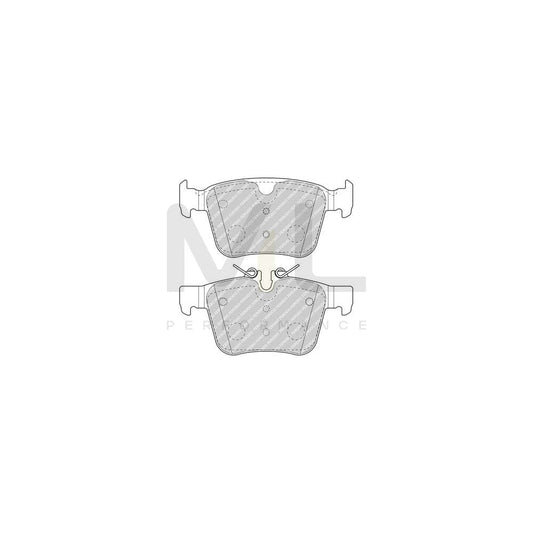 Ferodo FDB4927 Brake Pad Set Prepared for Wear Indicator, Without Accessories