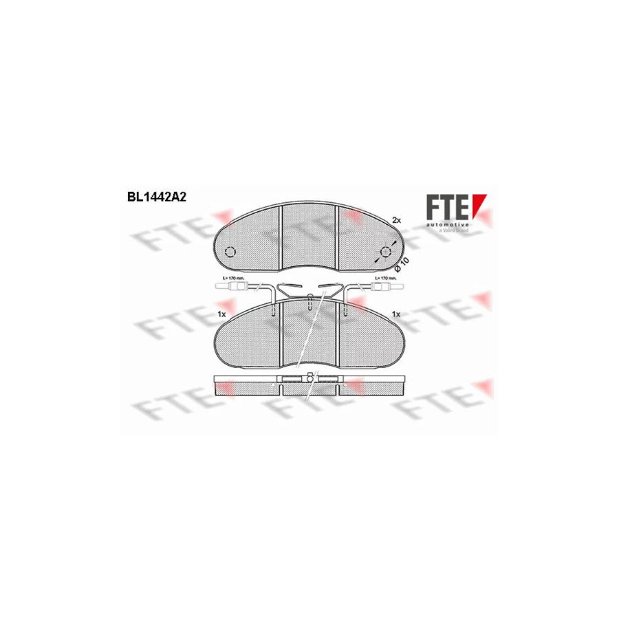 FTE Bl1442A2 Brake Pad Set