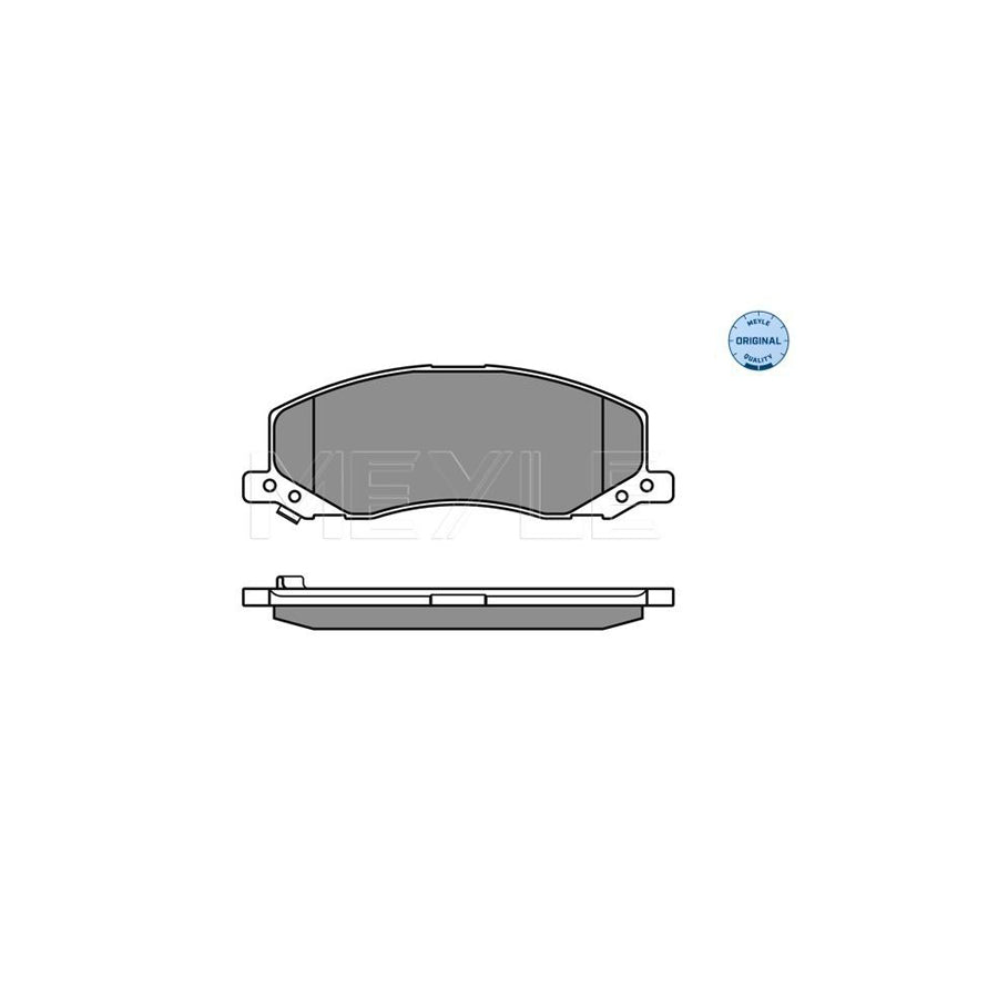 Meyle 025 244 1817/W Brake Pad Set
