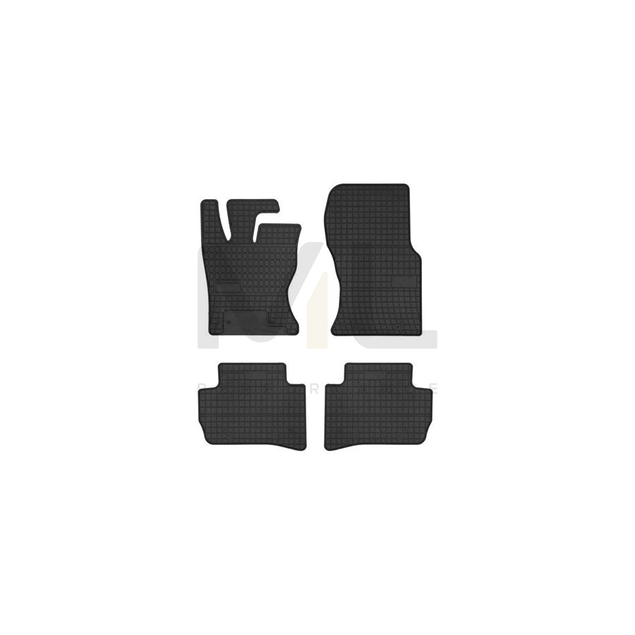 FROGUM 401860 Floor mat set for LAND ROVER Range Rover Velar (L560) Elastomer, Front and Rear, Quantity: 4, Black