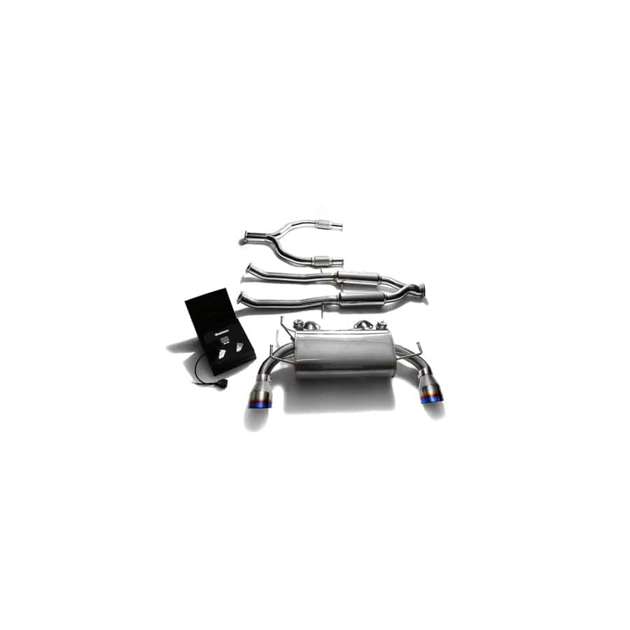 Armytrix NIZ37-DS13B Valvetronic Exhaust System Nissan 370Z 2009-2020 with Dual Blue Coated 4.5"