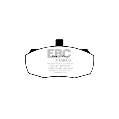 EBC DP462 Dodge Land Rover Santana Ultimax Front Brake Pads 2 | ML Performance UK Car Parts