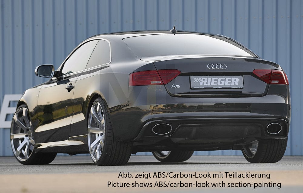 Rieger 00055470 Audi B8 B81 Rear Diffuser (A5 & S5) 6 | ML Performance UK Car Parts