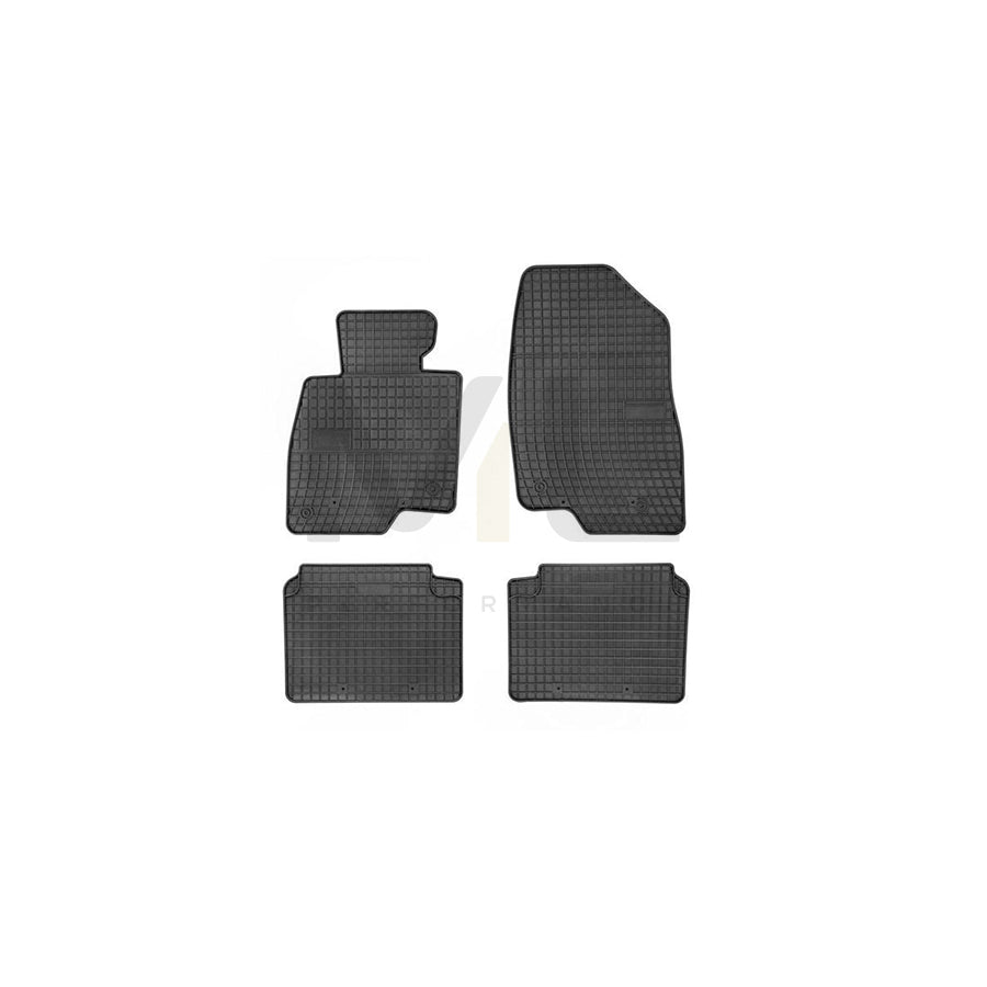 FROGUM Tailored 542797 Floor mat set for MAZDA 6 Estate (GJ, GL) Elastomer, Front and Rear, Quantity: 4, Black, (LHD)
