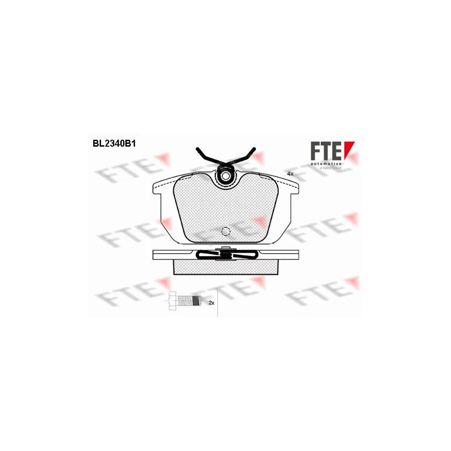FTE Bl2340B1 Brake Pad Set