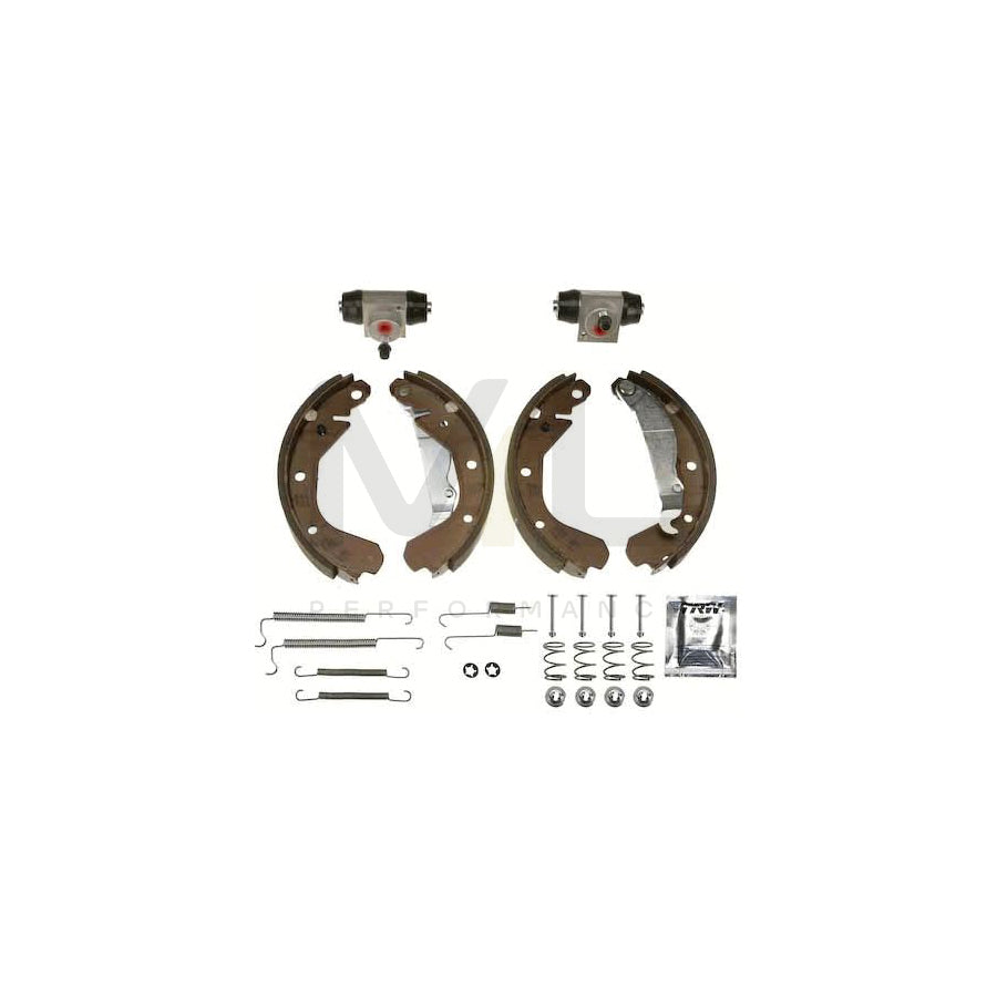 TRW BK1621 Brake Shoe Set with wheel brake cylinder, Brake Kit