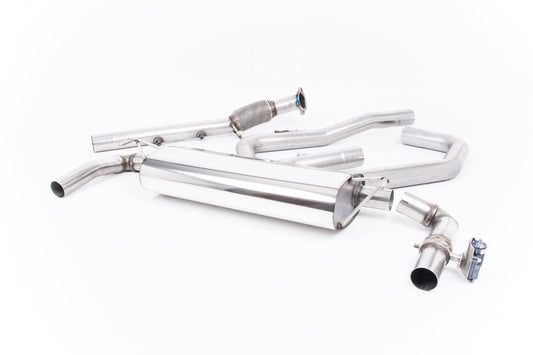 MillTek SSXHY118 Hyundai i30 Cat-Back with GPF Delete Pipe - with Carbon Fibre Jet-115 Trims