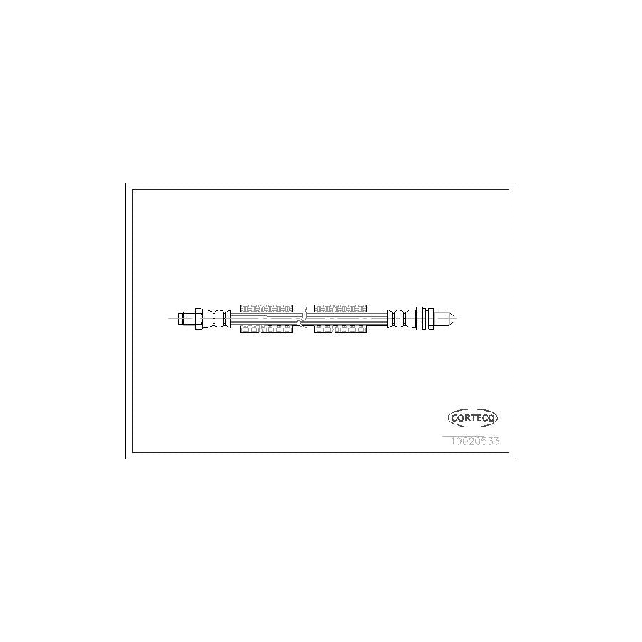 Corteco 19020533 Brake Hose