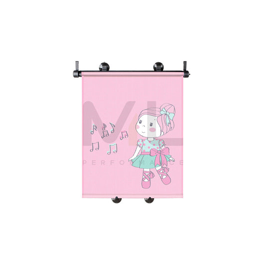 WALSER 30291 Car sun shade Light pink, Multi-coloured, PVC, Quantity: 2