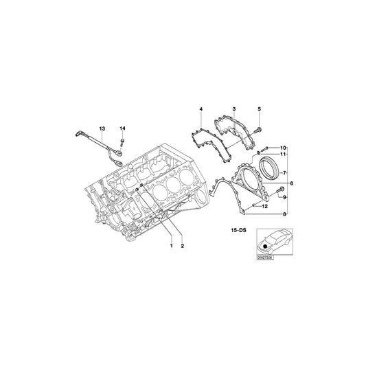 Genuine BMW 11141405969 E39 E52 Gasket Asbestos Free (Inc. M5 & Z8)