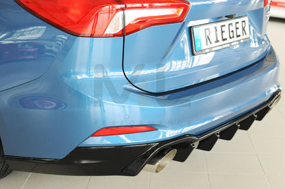 Rieger 00088238 Ford DEH Focus 4 Rear Diffuser (Inc. Focus 4 ST) 6 | ML Performance UK Car Parts