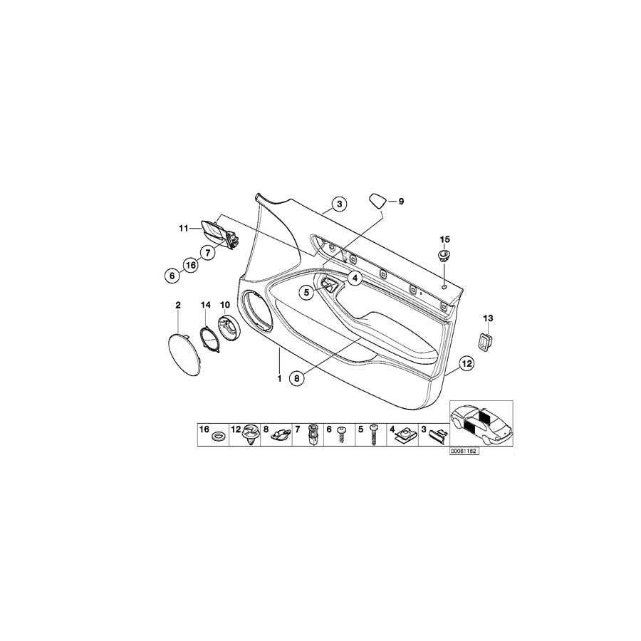 Genuine BMW 51418200729 E46 Bush (Inc. 330i, 318d & 316i 1.9)