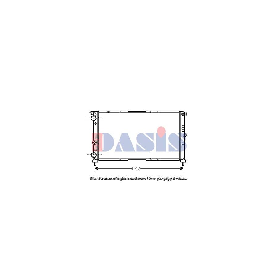 AKS Dasis 080820N Engine Radiator for Fiat Punto I Hatchback (176)