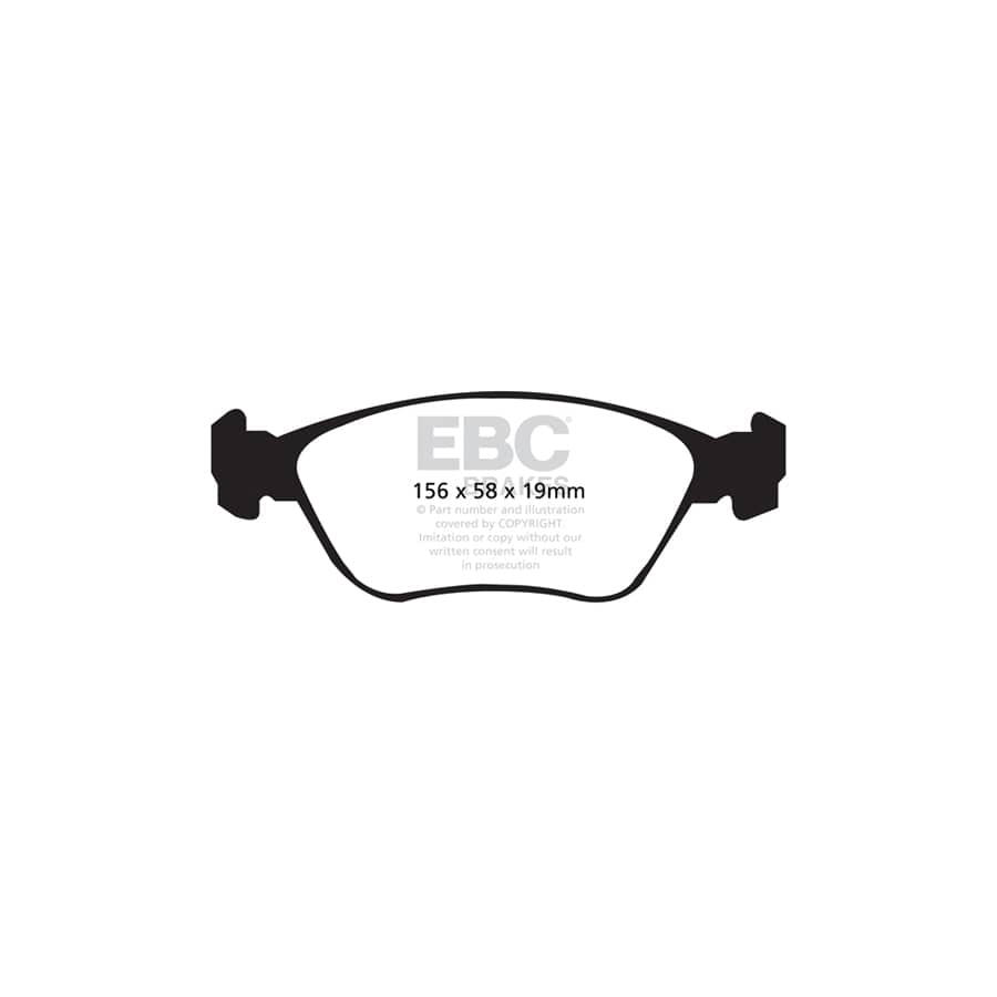 EBC PD40K2064 Volvo V70 Mk1 Ultimax Pad & Plain Disc Kit - Girling/TRW Caliper 2 | ML Performance UK Car Parts