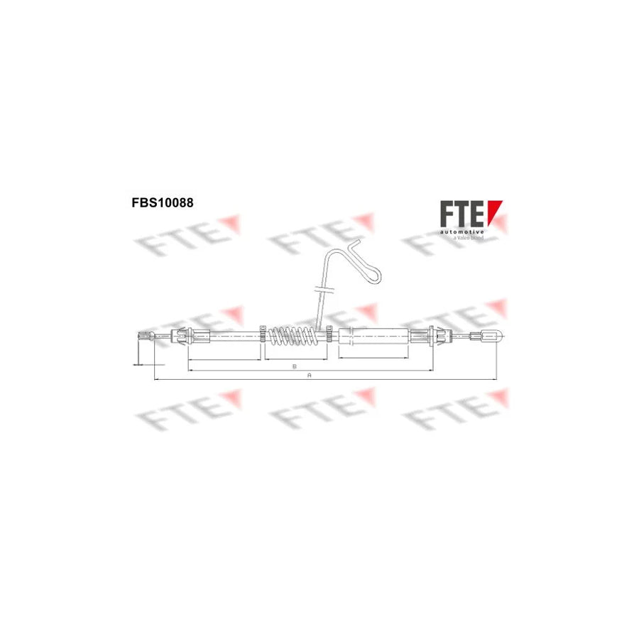 FTE Fbs10088 Hand Brake Cable for Ford Transit