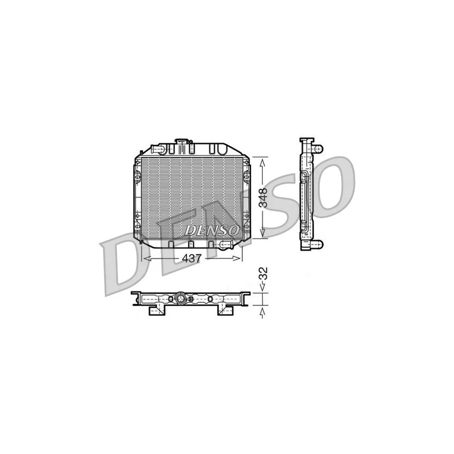 DENSO DRM10001 Engine Radiator