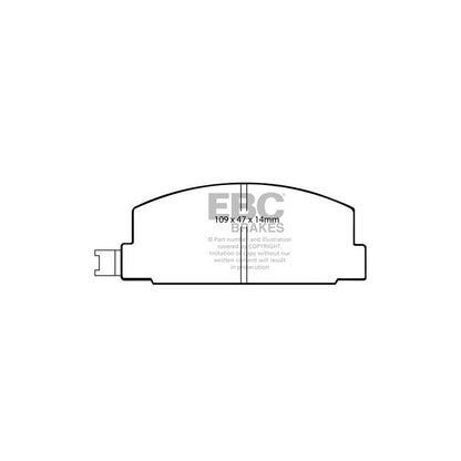 EBC DP469 Subaru Toyota Ultimax Front/Rear Brake Pads (Inc. Leone & Celica) 2 | ML Performance UK Car Parts