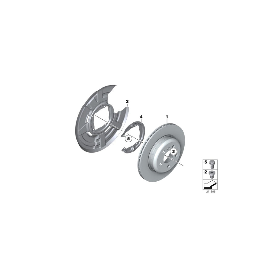 Genuine BMW 34216775267 F01 F02 Protection Plate Left (Inc. Hybrid 7, 740LiX & 740Li)