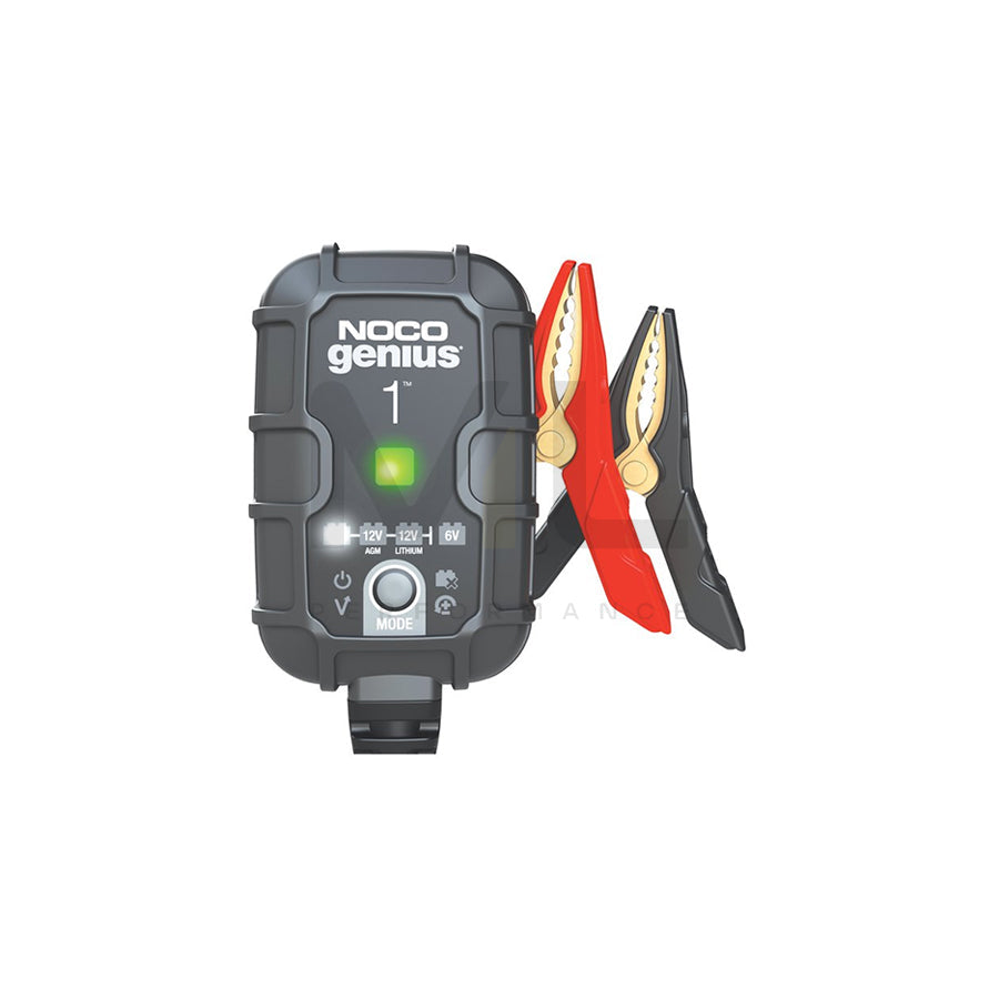 NOCO GENIUS1 GENIUS1EU Battery Charger 1A, 1 (dead batteries) , 12, 6V, 30Ah