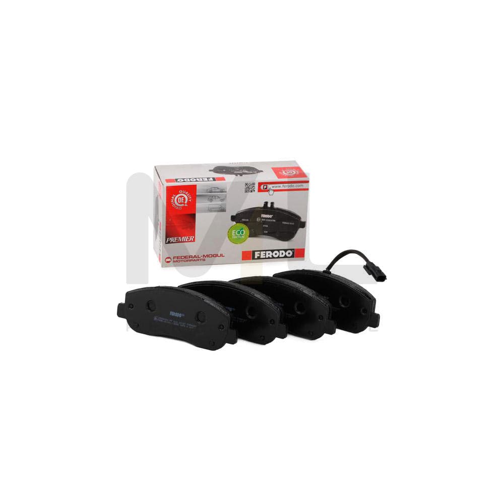 Ferodo Premier Eco Friction FVR4347 Brake Pad Set Incl. Wear Warning Contact, Without Accessories