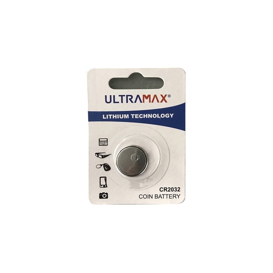 Ultramax Lithium CR2032 Coin Cell (Card of 1)