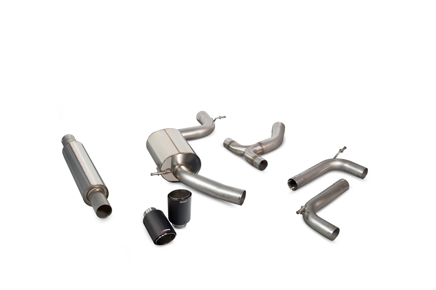 Scorpion SVW056CF VW Golf Mk7.5 Gti Resonated Cat-Back System | ML Performance UK UK