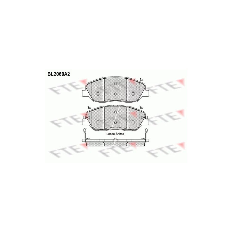 FTE Bl2060A2 Brake Pad Set