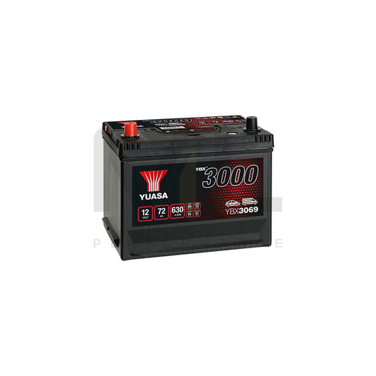 Yuasa YBX3069 12v 72Ah SMF Battery | ML Performance UK Car Parts