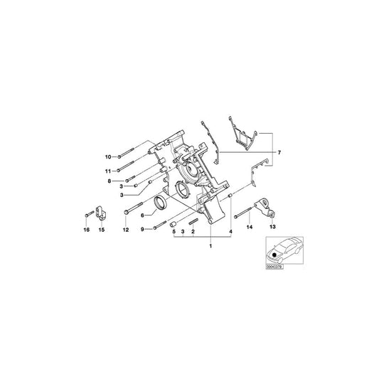 Genuine BMW 11141407930 E39 Bracket (Inc. M5)