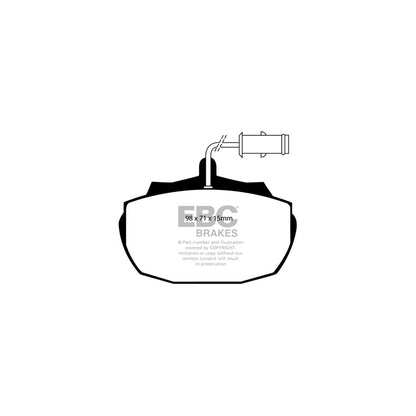 EBC DP471 Austin Ambassador Ultimax Front Brake Pads 2 | ML Performance UK Car Parts