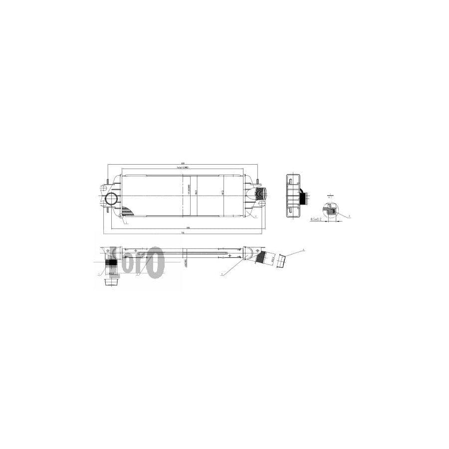 Abakus 0350180003 Intercooler