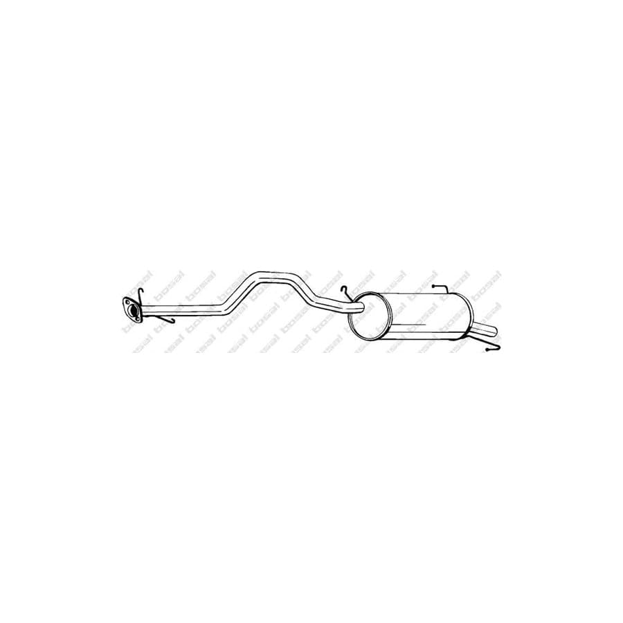 Bosal 281-001 Rear Silencer for Toyota Modell F