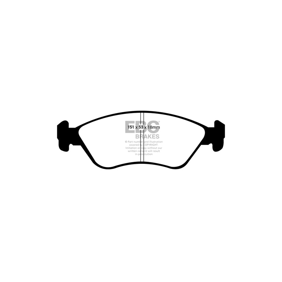 EBC DP1356 Kia Clarus Ultimax Front Brake Pads - Sumitomo Caliper 2 | ML Performance UK Car Parts