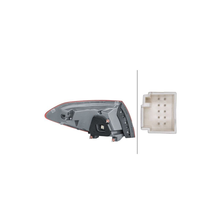 Hella 2SD 354 875-121 Rear Light Suitable For Mercedes-Benz C-Class T-Modell (S205)