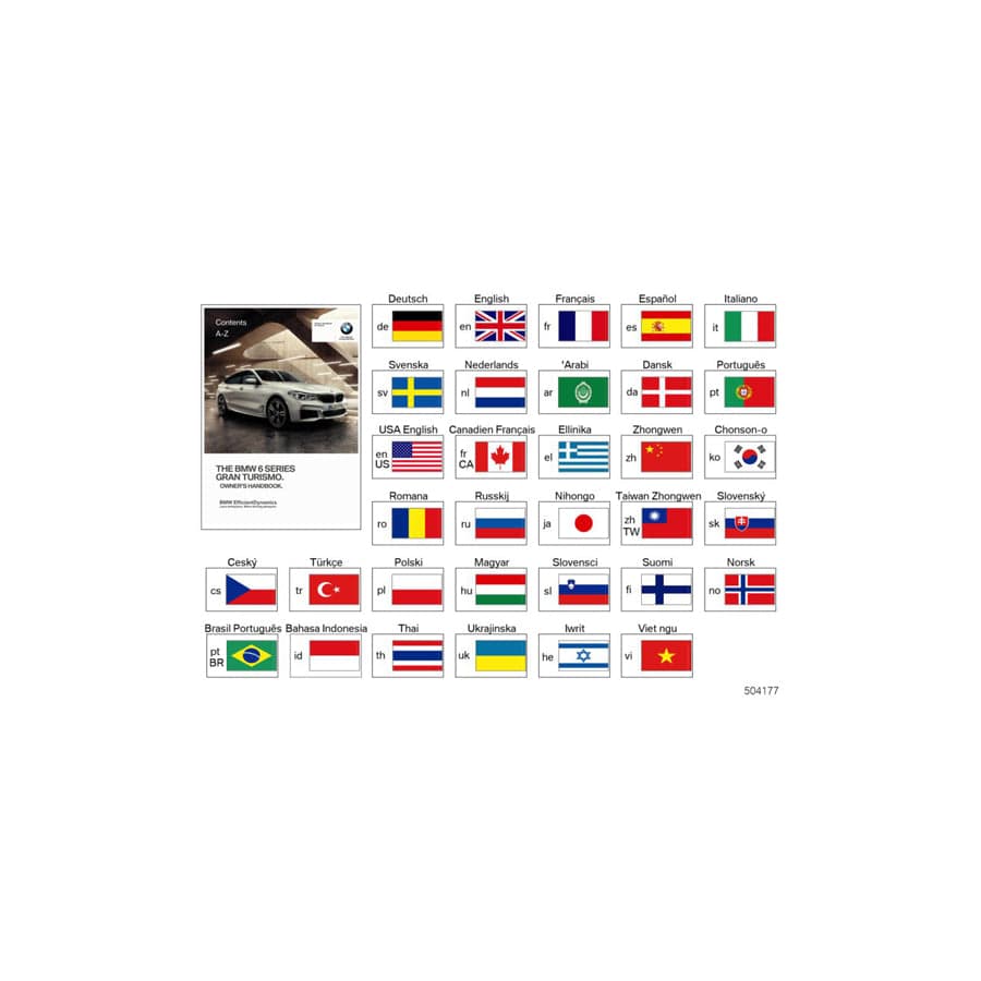 Genuine BMW 01402982027 Owner's Manual G32 RO (Inc. 630dX, 630d & 640i)