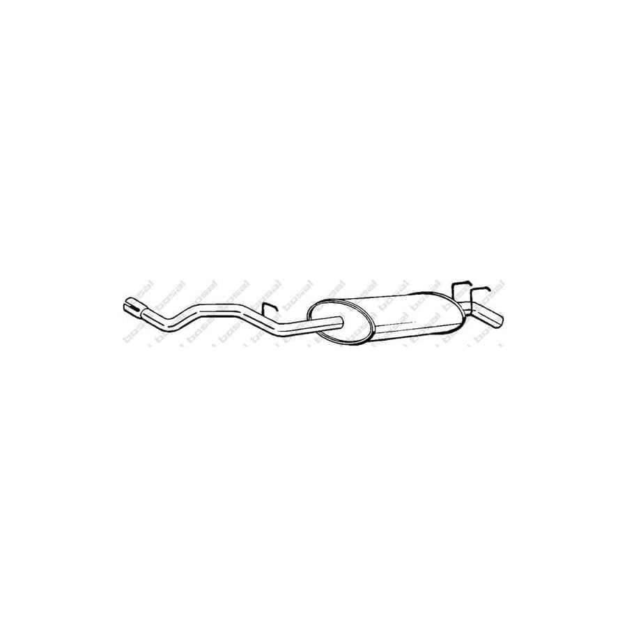 Bosal 280-997 Rear Silencer for Renault 9 Saloon (L42_)