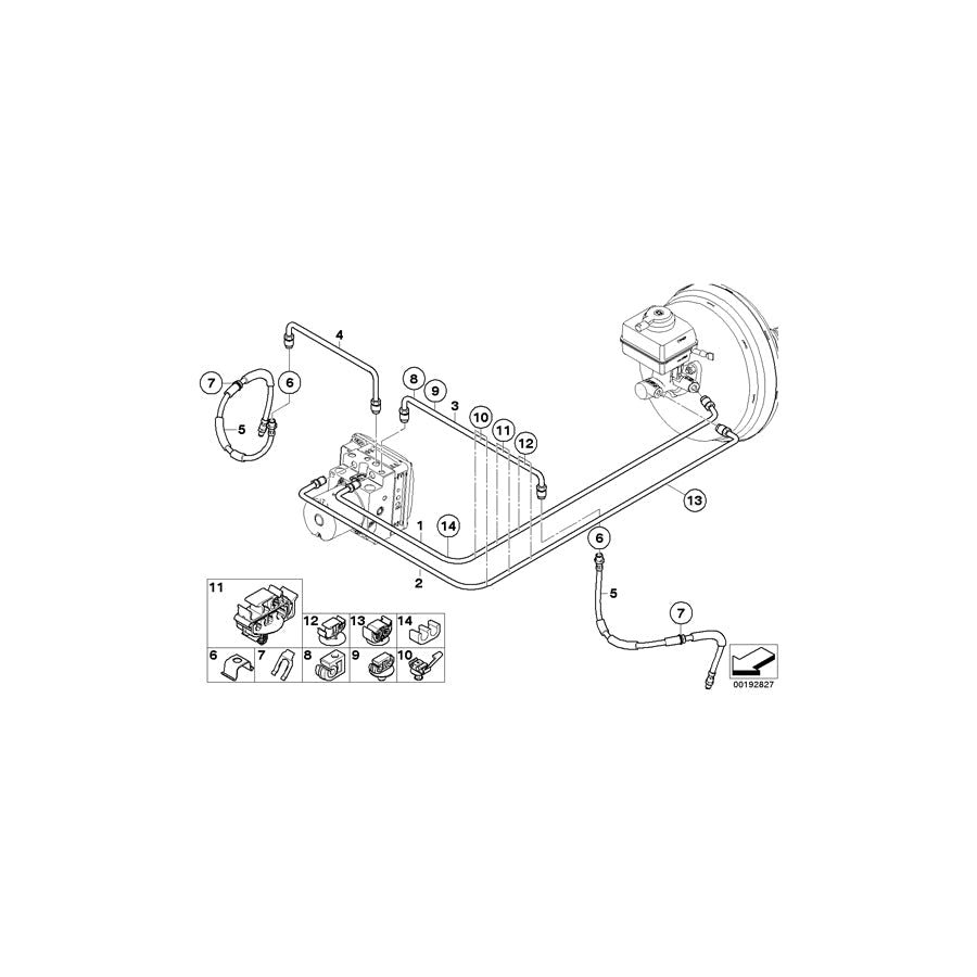 Genuine BMW 34326784461 E70 E71 Pipe D= 8,3MM (Inc. X5 30dX, X6 M & X6 M50dX)