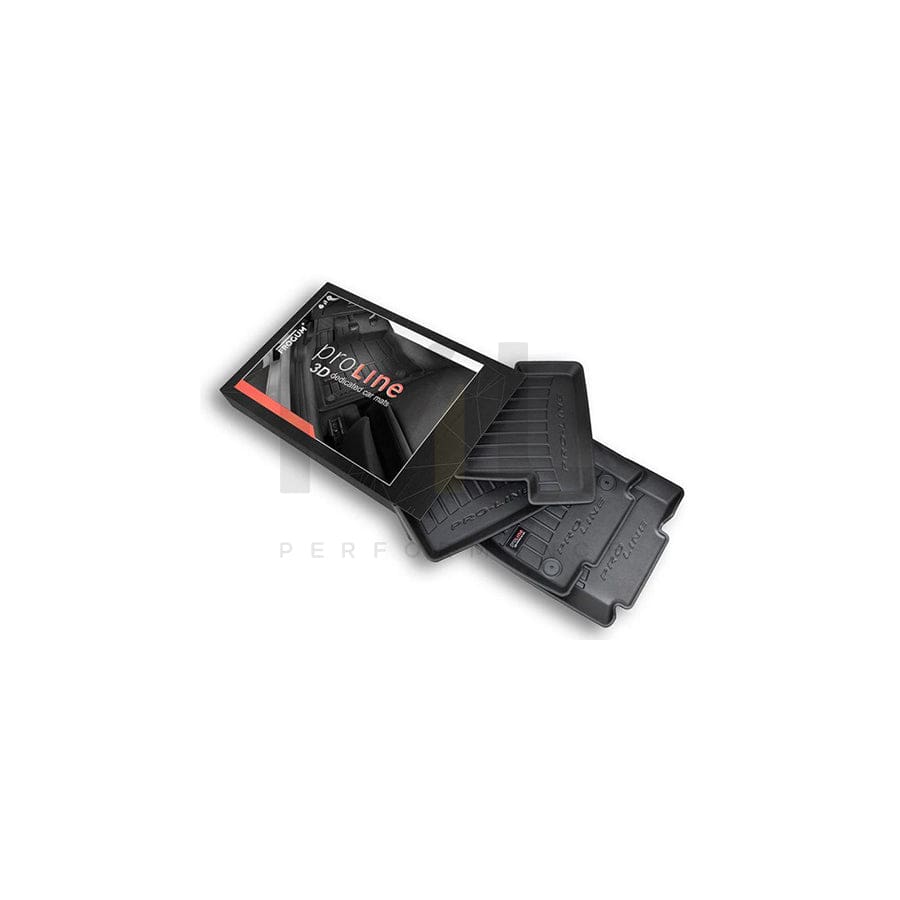FROGUM Tailored 3D425330 Floor mat set for HONDA Jazz Hatchback (AA) Elastomer, Front and Rear, Quantity: 4, Black, (LHD)