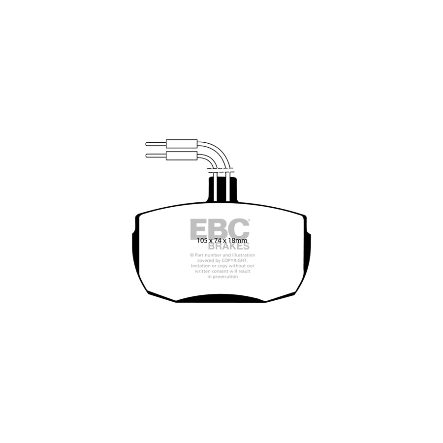 EBC DP472 Iveco Daily Ultimax Front Brake Pads 2 | ML Performance UK Car Parts