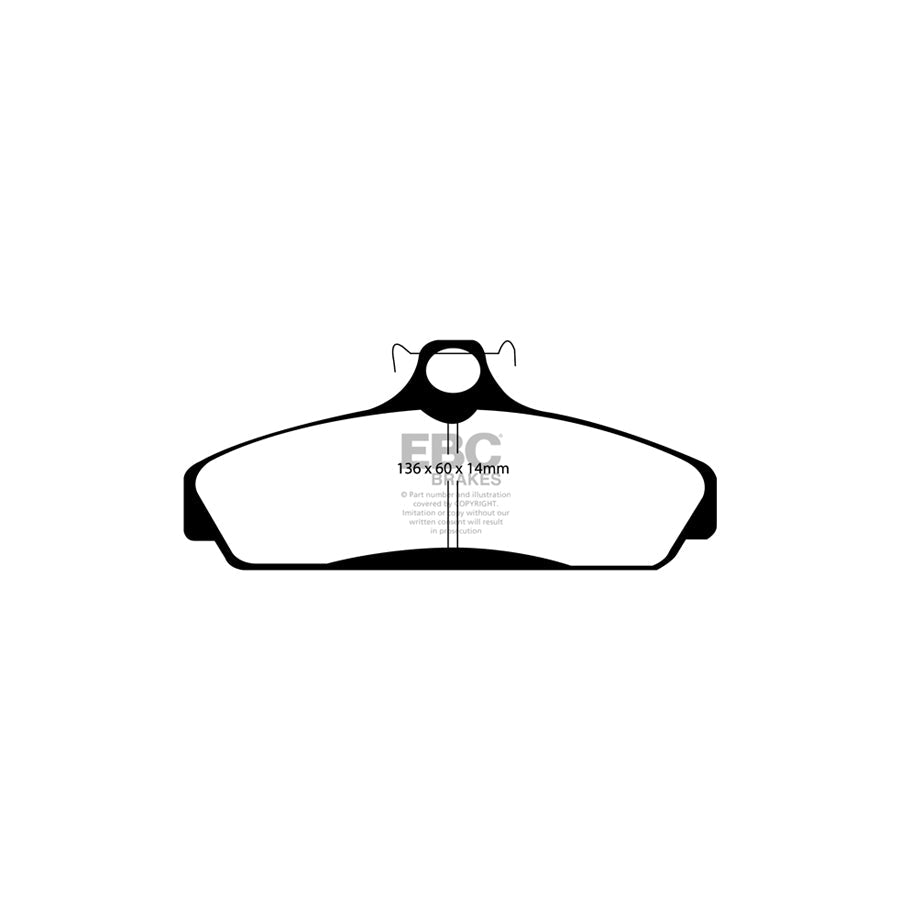 EBC DP31152C Chevrolet Corvette C4 Redstuff Front Brake Pads 2 | ML Performance UK Car Parts